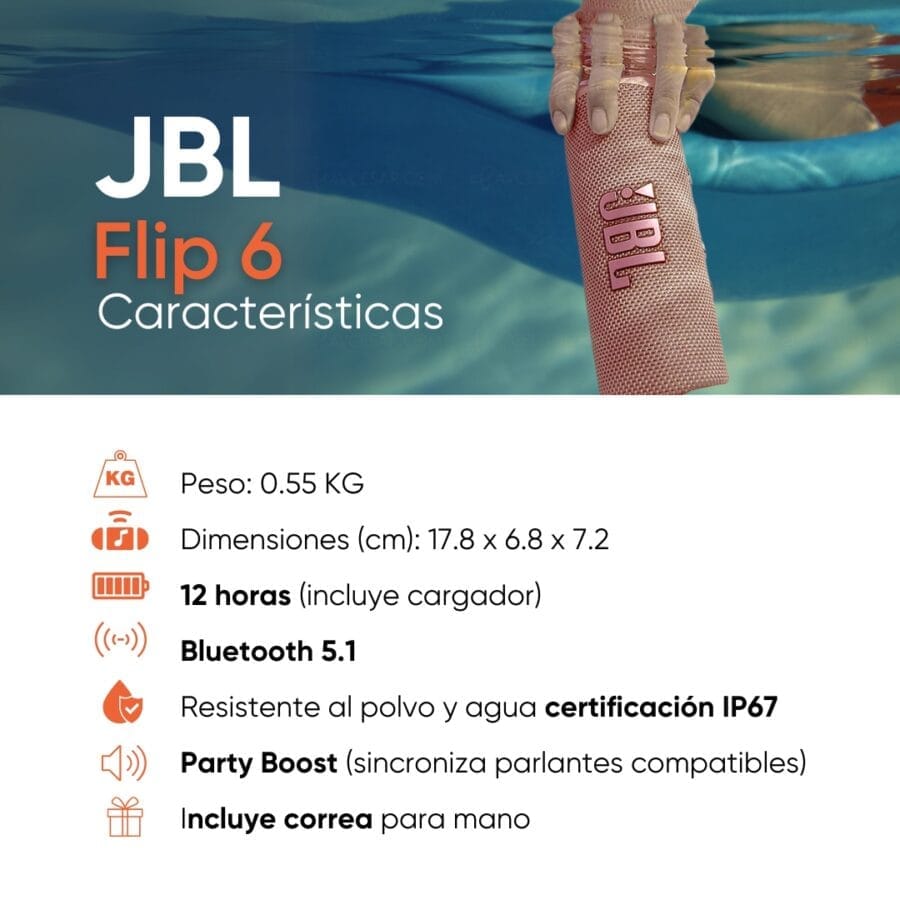 JBL Flip 6 - Imagen 2