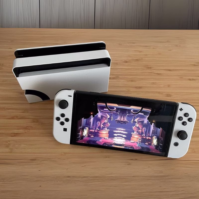 Nintendo Switch OLED en modo portátil