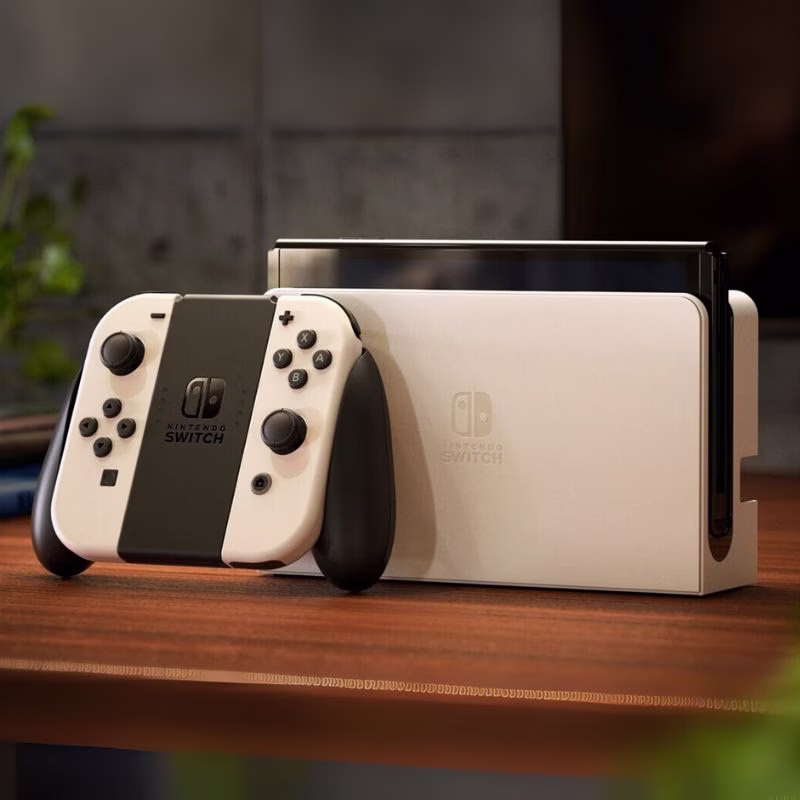 Nintendo Switch OLED, vista frontal