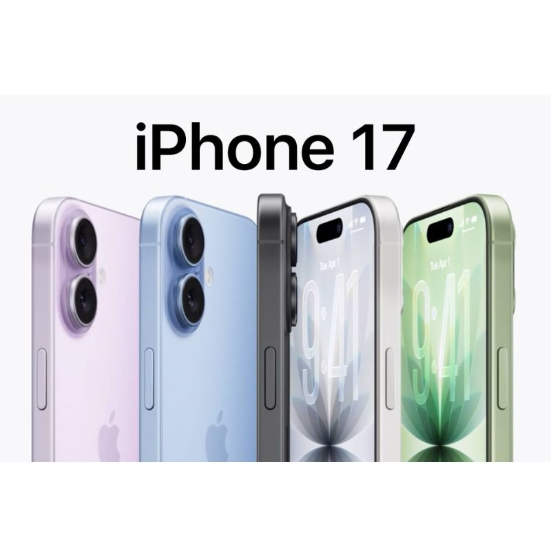 iPhone 17 en uso mostrando la pantalla