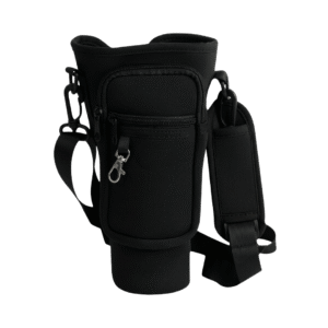 Bolso Funda Protectora de Neoprene para Vaso Stanley Quencher - Con Correa Ajustable - Negro