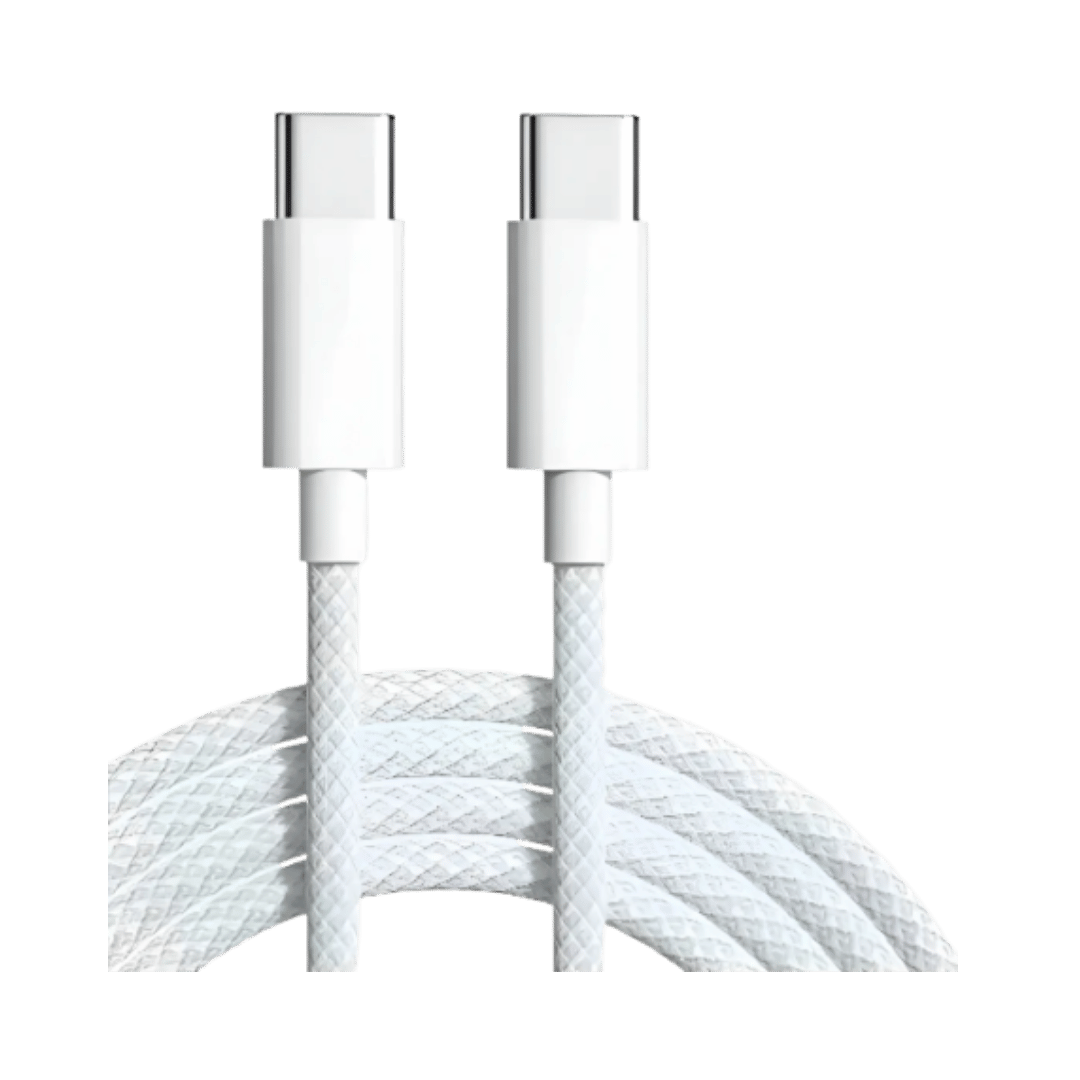 Cable Apple Certificado - USB C a USB C - 1 Metro Mallado