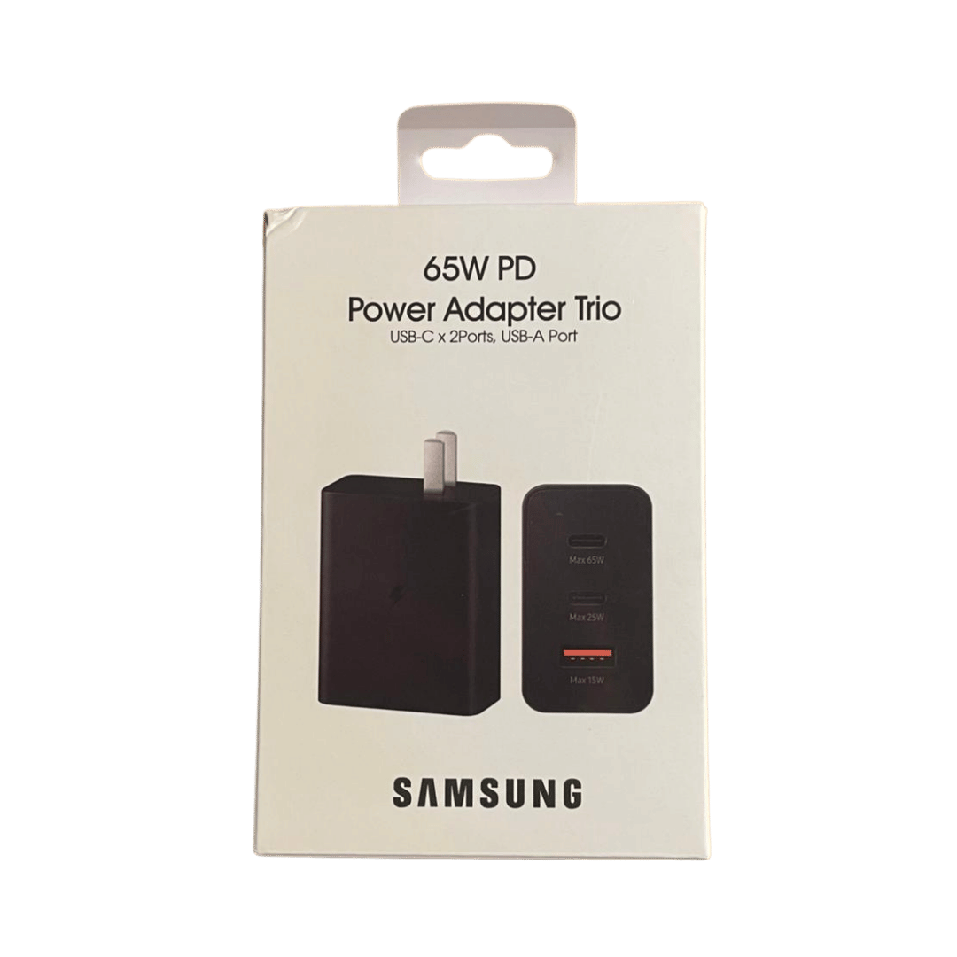 Cargador Triple Puerto 65W - Carga Súper Rápida