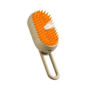 Cepillo a Vapor 3 en 1 para Mascotas - Masaje, Limpieza y Deslanado