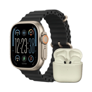 Combo Tech S20 Pro Max - Smartwatch Negro + Auriculares + Doble Malla