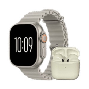 Combo Tech S30 Pro Max - Smartwatch Gris + Auriculares + Doble Malla