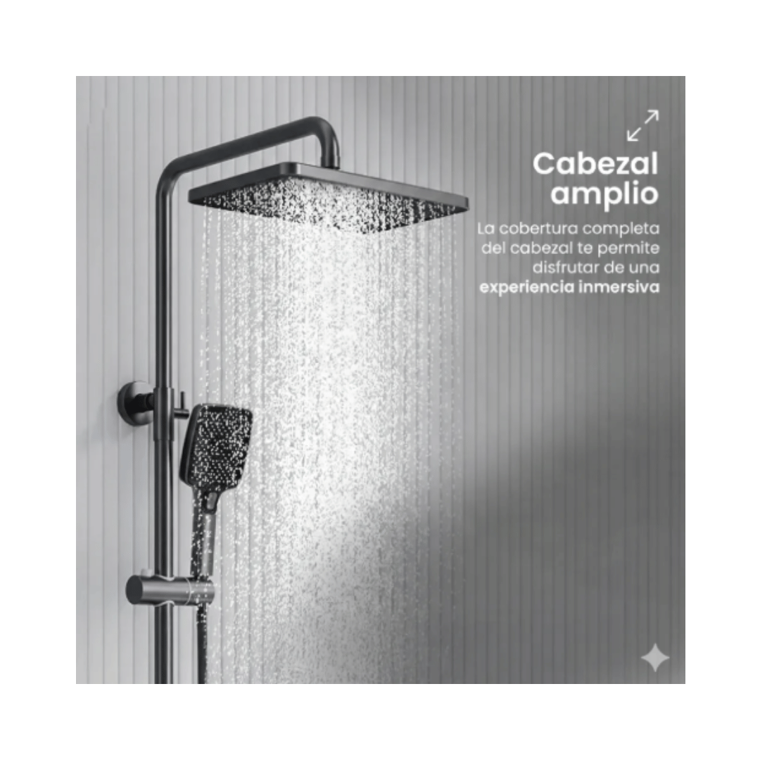Panel de Ducha Inteligente - Cabezal efecto lluvia