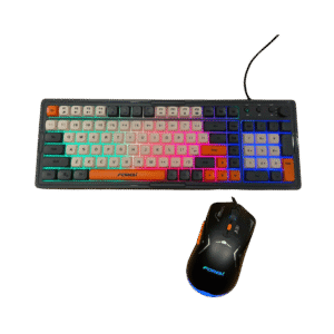 Kit Gaming Forev FV-908 - Teclado Retroiluminado + Mouse Óptico