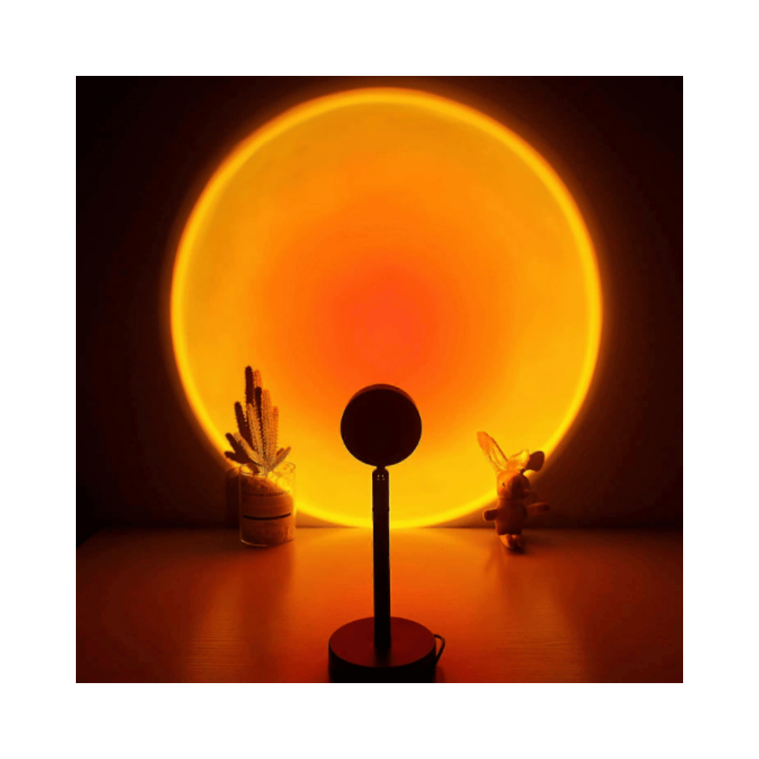 Lámpara Velador Sunset Proyector de Atardecer - Conexión USB
