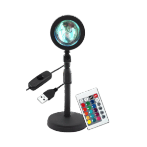 Lámpara Velador Sunset Proyector de Atardecer - Conexión USB