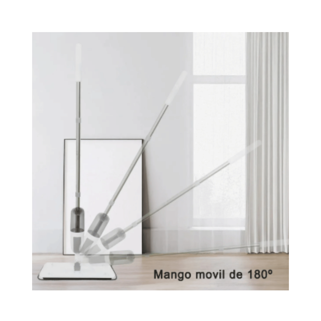 Mopa de Microfibra con Spray - Cabezal 360°