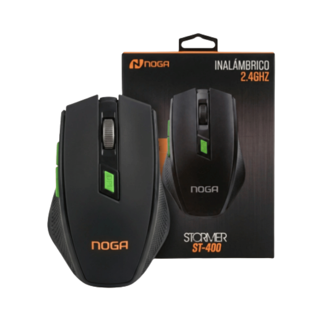 Mouse Gamer Inalámbrico Noga Stormer - 2400 DPI Óptico