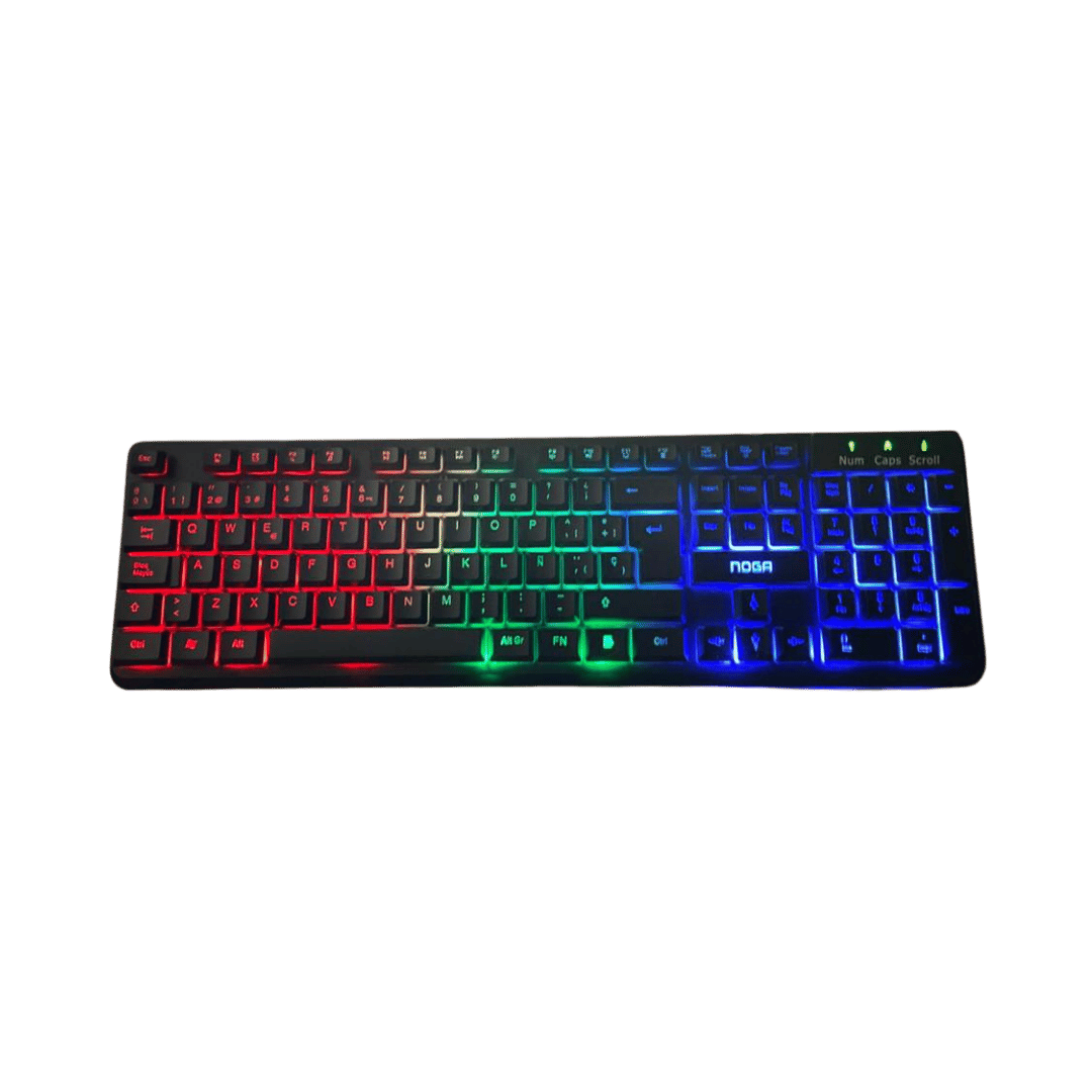 Teclado Gamer LED Noga Stormer - Retroiluminado