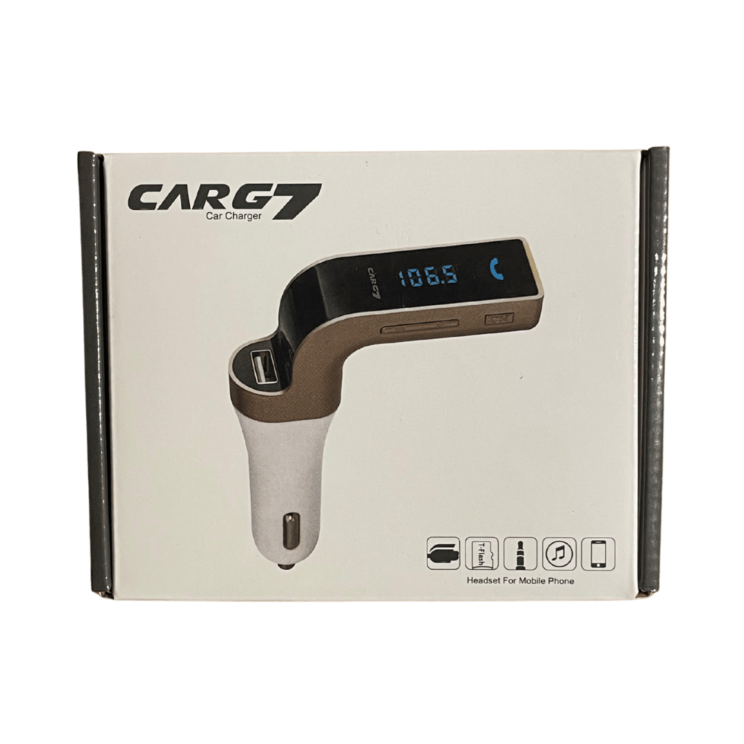 Transmisor Bluetooth para Auto - Manos Libres & Cargador USB