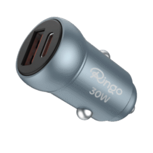 Cargador de Auto Premium 30W - Dual USB-C + USB-A (Carga Ultra Rápida)