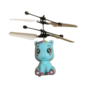 Muñeco Viral Pony Volador con Sensor (Flying Horse) - Celeste