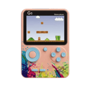 Consola Portátil Retro G5 - 500 Juegos Clásicos en 1 - Rosa